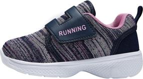 img 3 attached to 👟 Adituo Lightweight Breathable Athletic Sneakers: Girls' Shoes Designed for Active Movement