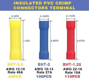 img 2 attached to 💡 Haisstronica Insulated Electrical Terminals Connectors: Ultimate Solution for Seamless Connectivity