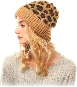 img 1 attached to Fashion Winter Leopard Animal Pattern Outdoor Recreation for Outdoor Clothing