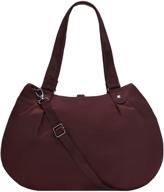 🔒 secure and stylish - pacsafe citysafe cx hobo anti theft handbag in merlot, one size logo