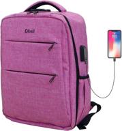 tech-savvy travel backpack: waterproof rucksack with charging capability logo