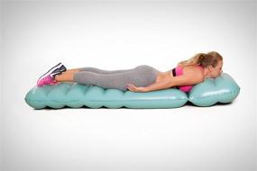 img 1 attached to 🤰 JlllO - The Inflatable Full Body Maternity Pillow with a Baby Bump Opening for Comfortable Tummy Support During Pregnancy