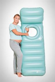 img 3 attached to 🤰 JlllO - The Inflatable Full Body Maternity Pillow with a Baby Bump Opening for Comfortable Tummy Support During Pregnancy