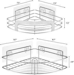 img 3 attached to Hedume Pack Corner Shower Caddy