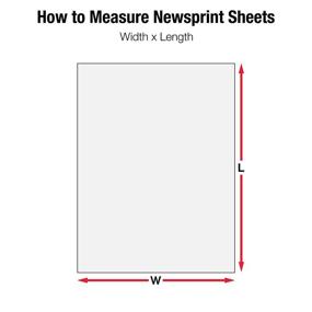 img 3 attached to 📰 Aviditi NP243025 Long Newsprint Sheets