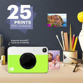 img 3 attached to 📸 Green KODAK Printomatic Camera with ZINK 2x3" Sticky-Backed Photo Paper – Instantly Print Full Color Memories