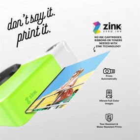 img 1 attached to 📸 Green KODAK Printomatic Camera with ZINK 2x3" Sticky-Backed Photo Paper – Instantly Print Full Color Memories