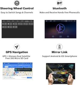 img 2 attached to 🚗 Dasaita 10.2" Android 10.0 Car Radio for Toyota Corolla 2014-2016: Bluetooth 5.0, GPS Navigation, Multimedia Video Player