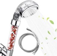 🚿 nosame shower head with hose: filtered, high pressure, water saving, 3-mode function spray for dry skin & hair logo
