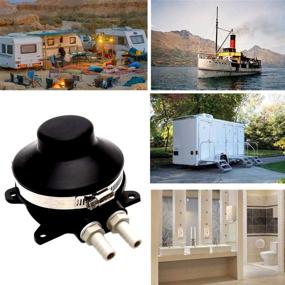 img 2 attached to 🚣 Compact Marine Foot Operated Pump for Fresh & Salt Water - KOET KOET Foot Water Pump: Self-Priming Transfer Pump for Wash Basin, RV Toilet, Yacht Bilge