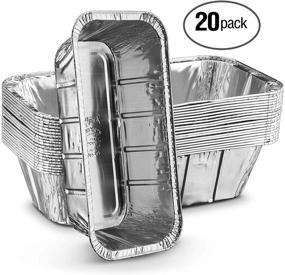 img 3 attached to Алюминиевые одноразовые прямоугольные сковороды Propack для обжарки