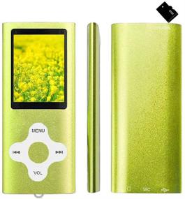 img 3 attached to 🎧 Portable Music Player with 16GB Micro SD Card, Runying MP3/MP4 Player - Expandable up to 64GB, Green