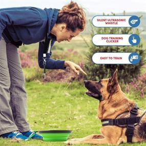 img 2 attached to Butler and Co Dog Training Value KIT: Whistle on Lanyard, Clicker, Collapsible Bowl + More - Silent Training Tools for Puppy Obedience, Recall, and Attention