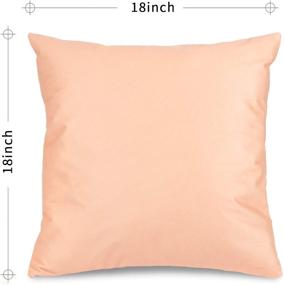 img 3 attached to 🎨 Whaline Abstract Line Pillow Case Minimalist Art Pillow Cover 18 x 18 Inch Women Face Throw Cushion Cover Double-Sided Design Decorative Pastel Suede Cushion Case for Home Office Car Sofa, Pack of 4