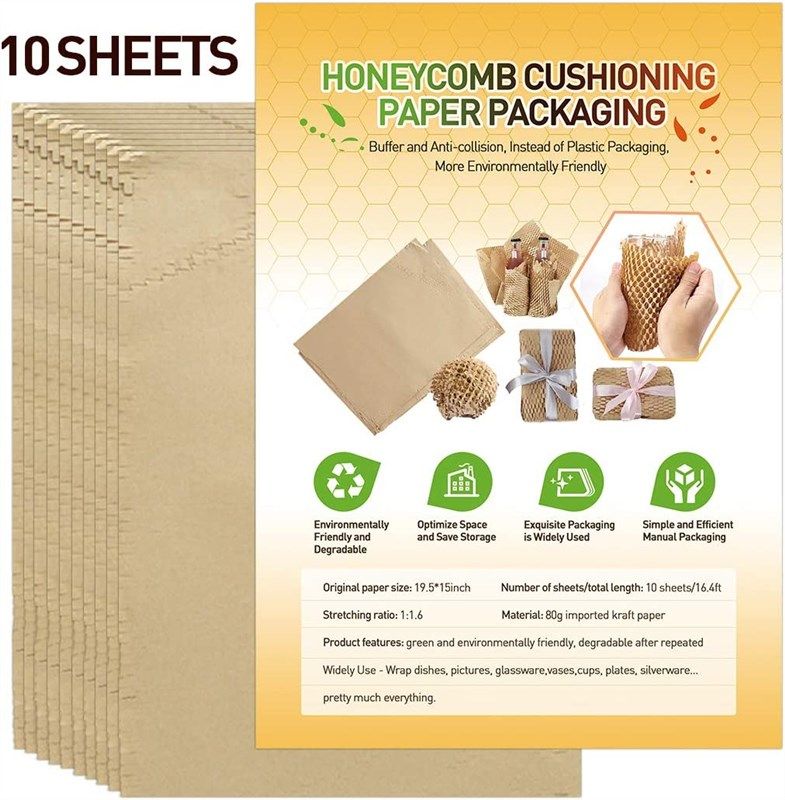honeycomb cushioning eco friendly alternative included packaging & shipping supplies 로고