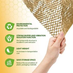 img 1 attached to 🐝 Honeycomb Cushioning: The Eco-Friendly Packaging & Shipping Solution