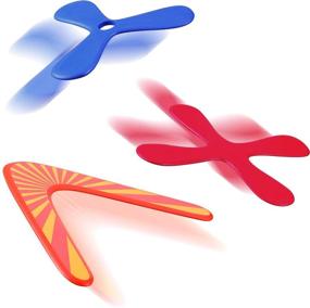 img 3 attached to 🏹 Ultimate Boomerang Set: 3 Returning Boomerangs for Sports Game Toy. Perfect for Athletes, Beginners, and Young Throwers (Child 12+ with Parent's Supervision)