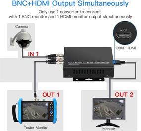 img 1 attached to Улучшенный преобразователь аналогового сигнала TVI/CVI/AHD в HDMI для полного HD 4K видео на мониторах HDTV DVR.