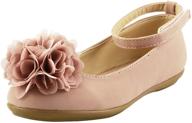 doll maker chiffon flower strap girls' shoes logo