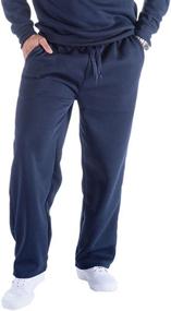 img 4 attached to 🏃 Facitisu Men's Active Fleece Athletic Sweatpants: Ultimate Comfort for Running and Workouts