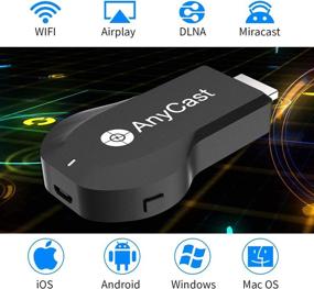 img 3 attached to 📶 Enhanced 4K & 1080P Wireless HDMI Adapter for iPhone, iPad, MacBook, Samsung, LG Android Phone - Toneseas Miracast Dongle for TV: Ideal Birthday, Business & Educational Gift