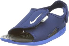 img 4 attached to 👶 Nike Sunray Adjust 5 V2 DB9566-001: Идеальные сандалии для малышей/малышей на весь день комфорта и прочности