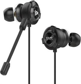 img 4 attached to Enhanced Sound Experience: Sound Panda SPE-G9 Plus Gaming Earbuds with Dual Microphone, Triple Drivers, Surround Sound, Volume Control - Perfect for PS4, PS5, Xbox, PC, Nintendo, Mobile Games (Black)