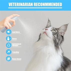 img 2 attached to 🐱 60ML Advanllent Pheromone Calming Cat Spray: Veterinarian-Recommended Solution to Relieve Anxiety from Stress, Travel, Noise, and More.