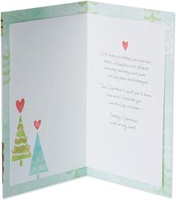 img 3 attached to 🎄 Cherish the Season with American Greetings Christmas Card for your Beloved Husband, Featuring Charming Christmas Trees