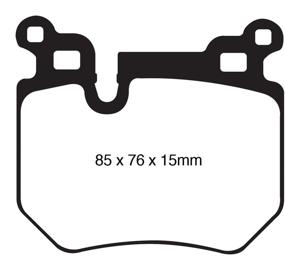 img 1 attached to EBC Brakes DP41996R Yellowstuff Street