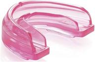 💖 shock doctor braces strapless mouthguard: pink youth protection for braces логотип