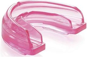 img 4 attached to 💖 Shock Doctor Braces Strapless Mouthguard: Pink Youth Protection for Braces