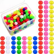 🚲 gejoy 216 bicycle spoke beads assorted color plastic clip beads spoke decoration with storage box - ideal for bicycle wheel spokes logo