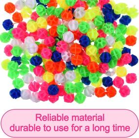 img 3 attached to 🚲 Gejoy 216 Bicycle Spoke Beads Assorted Color Plastic Clip Beads Spoke Decoration with Storage Box - Ideal for Bicycle Wheel Spokes