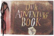 mychooseus adventure scrapbook photo album - 80 pages, perfect gift for women, men, and children - diy personalized keepsake logo