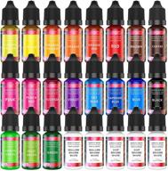 🎨 jelife alcohol ink set - 24 vibrant alcohol-based inks for epoxy resin art logo