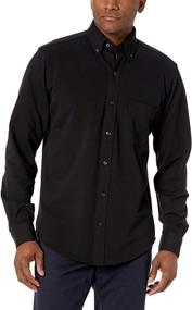 img 2 attached to BUTTONED Classic Supima Cotton Stretch Men's Clothing for Shirts