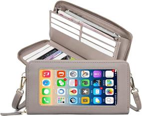 img 4 attached to Womens Blocking Wallet Leather Luxury Women's Handbags & Wallets