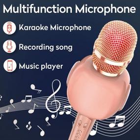 img 3 attached to 🎤 Bluetooth Portable Handheld Kids' Electronics Microphone by KVDUKOA