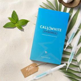 img 3 attached to Cali White Teeth Whitening Gel Refills: Natural, Vegan, Organic Whitener for Sensitive Tooth Bleach – Made 🦷 in USA with 35% Carbamide Peroxide – 3X 5mL Syringes for Use with UV or LED Light & Trays