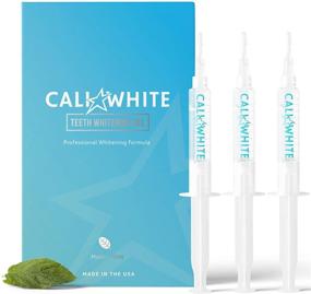 img 4 attached to Cali White Teeth Whitening Gel Refills: Natural, Vegan, Organic Whitener for Sensitive Tooth Bleach – Made 🦷 in USA with 35% Carbamide Peroxide – 3X 5mL Syringes for Use with UV or LED Light & Trays