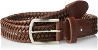 👔 classy and stylish: tommy hilfiger men's braided saddle for the modern gentleman logo