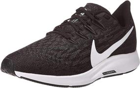 img 4 attached to Nike Pegasus Men's Athletic Shoes in Black, White, and Thunder