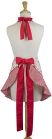 img 3 attached to 🎅 DII Joyeux Noel Vintage Christmas Collection Apron, One Size, CAMZ35785