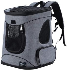 img 4 attached to 🐾 Petsfit Comfortable Dog Cat Backpack Carrier: Ultimate Travel Companion for Pets up to 22 Pounds