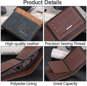 img 1 attached to 👜 Imeetu Vintage Wallet: Stylish Leather Bifold for Men - Wallets, Card Cases & Money Organizers