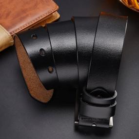 img 1 attached to Genuine Leather Designer Single Buckle: The Epitome of Sophistication and Style
