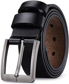 img 4 attached to Genuine Leather Designer Single Buckle: The Epitome of Sophistication and Style