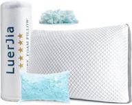 🌙 luerjia premium shredded memory foam pillow: hypoallergenic adjustable loft standard pillow for all sleepers logo