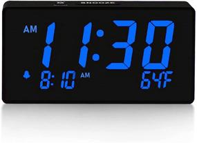 img 4 attached to BOCTOP Digital Alarm Clock Bedrooms